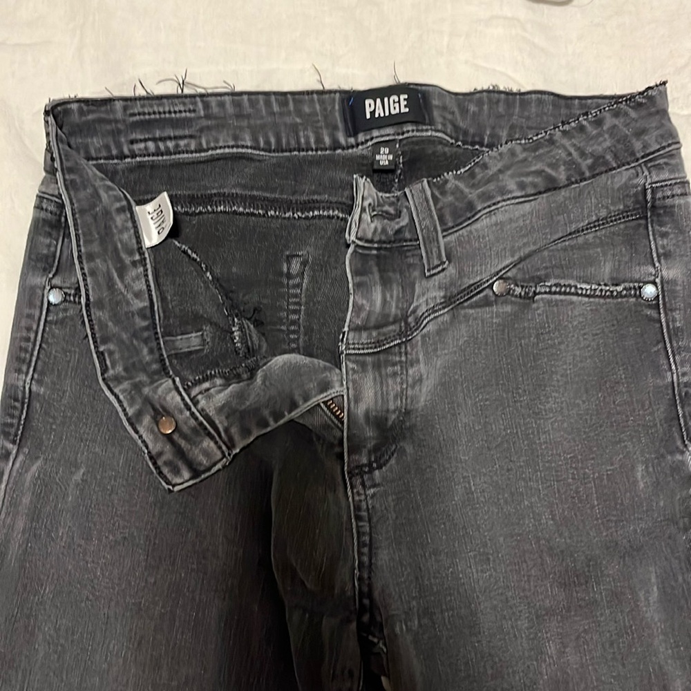 Paige grey skinny jeans